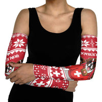 Saint Bernard Dog Switzerland Christmas Arm Sleeves - Wonder Print Shop