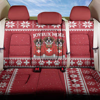Saint Bernard Dog Switzerland Christmas Back Car Seat Cover - Wonder Print Shop