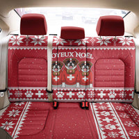 Saint Bernard Dog Switzerland Christmas Back Car Seat Cover - Wonder Print Shop