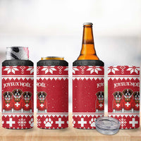 Saint Bernard Dog Switzerland Christmas 4 in 1 Can Cooler Tumbler - Wonder Print Shop