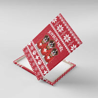 Saint Bernard Dog Switzerland Christmas Canvas Wall Art - Wonder Print Shop