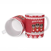 Saint Bernard Dog Switzerland Christmas Ceramic Mug - Wonder Print Shop