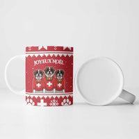 Saint Bernard Dog Switzerland Christmas Ceramic Mug - Wonder Print Shop