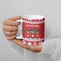 Saint Bernard Dog Switzerland Christmas Ceramic Mug - Wonder Print Shop
