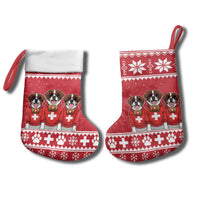 Saint Bernard Dog Switzerland Christmas Christmas Stocking - Wonder Print Shop