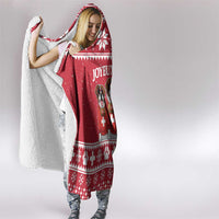 Saint Bernard Dog Switzerland Christmas Hooded Blanket - Wonder Print Shop