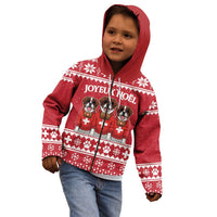 Saint Bernard Dog Switzerland Christmas Kid Hoodie - Wonder Print Shop