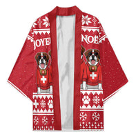 Saint Bernard Dog Switzerland Christmas Kimono - Wonder Print Shop