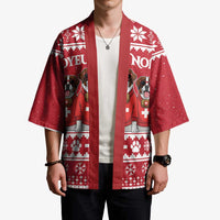 Saint Bernard Dog Switzerland Christmas Kimono - Wonder Print Shop