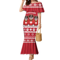 Saint Bernard Dog Switzerland Christmas Mermaid Dress - Wonder Print Shop