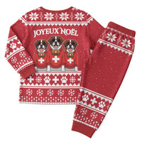 Saint Bernard Dog Switzerland Christmas Pajama Set - Wonder Print Shop