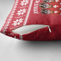 Saint Bernard Dog Switzerland Christmas Pillow Cover - Wonder Print Shop