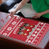 Saint Bernard Dog Switzerland Christmas Puzzle - Wonder Print Shop