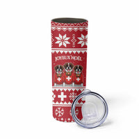 Saint Bernard Dog Switzerland Christmas Skinny Tumbler - Wonder Print Shop