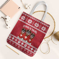 Saint Bernard Dog Switzerland Christmas Tote Bag - Wonder Print Shop