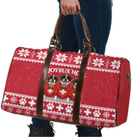 Saint Bernard Dog Switzerland Christmas Travel Bag - Wonder Print Shop