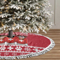 Saint Bernard Dog Switzerland Christmas Tree Skirt - Wonder Print Shop