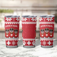 Saint Bernard Dog Switzerland Christmas Tumbler Cup - Wonder Print Shop