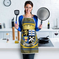 Personalized Cardiganshire Wales Apron Ceredigion Coat of Arms Celtic Design - Wonder Print Shop