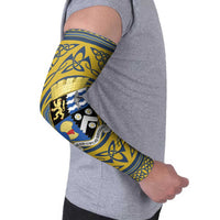 Personalized Cardiganshire Wales Arm Sleeves Ceredigion Coat of Arms Celtic Design - Wonder Print Shop