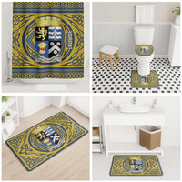 Personalized Cardiganshire Wales Bathroom Set Ceredigion Coat of Arms Celtic Design - Wonder Print Shop