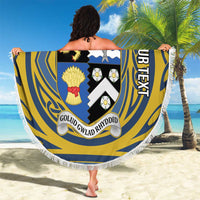 Personalized Cardiganshire Wales Beach Blanket Ceredigion Coat of Arms Celtic Design - Wonder Print Shop