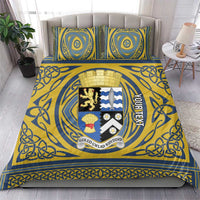 Personalized Cardiganshire Wales Bedding Set Ceredigion Coat of Arms Celtic Design - Wonder Print Shop