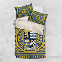 Personalized Cardiganshire Wales Bedding Set Ceredigion Coat of Arms Celtic Design - Wonder Print Shop