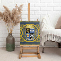 Personalized Cardiganshire Wales Canvas Wall Art Ceredigion Coat of Arms Celtic Design - Wonder Print Shop