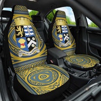 Personalized Cardiganshire Wales Car Seat Cover Ceredigion Coat of Arms Celtic Design - Wonder Print Shop