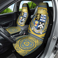 Personalized Cardiganshire Wales Car Seat Cover Ceredigion Coat of Arms Celtic Design - Wonder Print Shop