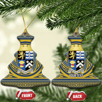 Personalized Cardiganshire Wales Ceramic Ornament Ceredigion Coat of Arms Celtic Design - Wonder Print Shop