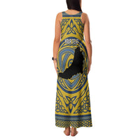 Personalized Cardiganshire Wales Family Matching Tank Maxi Dress and Hawaiian Shirt Ceredigion Coat of Arms Celtic Design - Wonder Print Shop