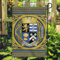 Personalized Cardiganshire Wales Garden Flag Ceredigion Coat of Arms Celtic Design - Wonder Print Shop