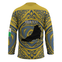Personalized Cardiganshire Wales Hockey Jersey Ceredigion Coat of Arms Celtic Design - Wonder Print Shop