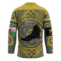Personalized Cardiganshire Wales Hockey Jersey Ceredigion Coat of Arms Celtic Design - Wonder Print Shop