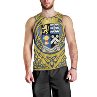Personalized Cardiganshire Wales Men Tank Top Ceredigion Coat of Arms Celtic Design - Wonder Print Shop