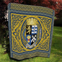 Personalized Cardiganshire Wales Quilt Ceredigion Coat of Arms Celtic Design - Wonder Print Shop