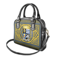 Personalized Cardiganshire Wales Shoulder Handbag Ceredigion Coat of Arms Celtic Design - Wonder Print Shop