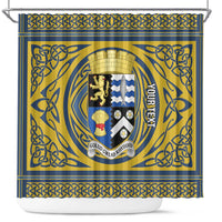 Personalized Cardiganshire Wales Shower Curtain Ceredigion Coat of Arms Celtic Design - Wonder Print Shop