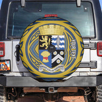 Personalized Cardiganshire Wales Spare Tire Cover Ceredigion Coat of Arms Celtic Design - Wonder Print Shop