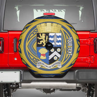 Personalized Cardiganshire Wales Spare Tire Cover Ceredigion Coat of Arms Celtic Design - Wonder Print Shop