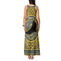 Personalized Cardiganshire Wales Tank Maxi Dress Ceredigion Coat of Arms Celtic Design - Wonder Print Shop