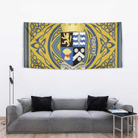 Personalized Cardiganshire Wales Tapestry Ceredigion Coat of Arms Celtic Design - Wonder Print Shop