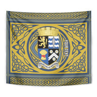 Personalized Cardiganshire Wales Tapestry Ceredigion Coat of Arms Celtic Design - Wonder Print Shop