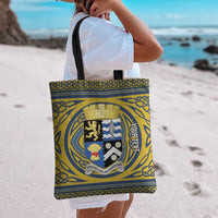 Personalized Cardiganshire Wales Tote Bag Ceredigion Coat of Arms Celtic Design - Wonder Print Shop