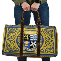 Personalized Cardiganshire Wales Travel Bag Ceredigion Coat of Arms Celtic Design - Wonder Print Shop