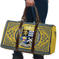 Personalized Cardiganshire Wales Travel Bag Ceredigion Coat of Arms Celtic Design - Wonder Print Shop