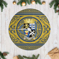Cardiganshire Wales Tree Skirt Ceredigion Coat of Arms Celtic Design - Wonder Print Shop