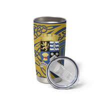 Personalized Cardiganshire Wales Tumbler Cup Ceredigion Coat of Arms Celtic Design - Wonder Print Shop